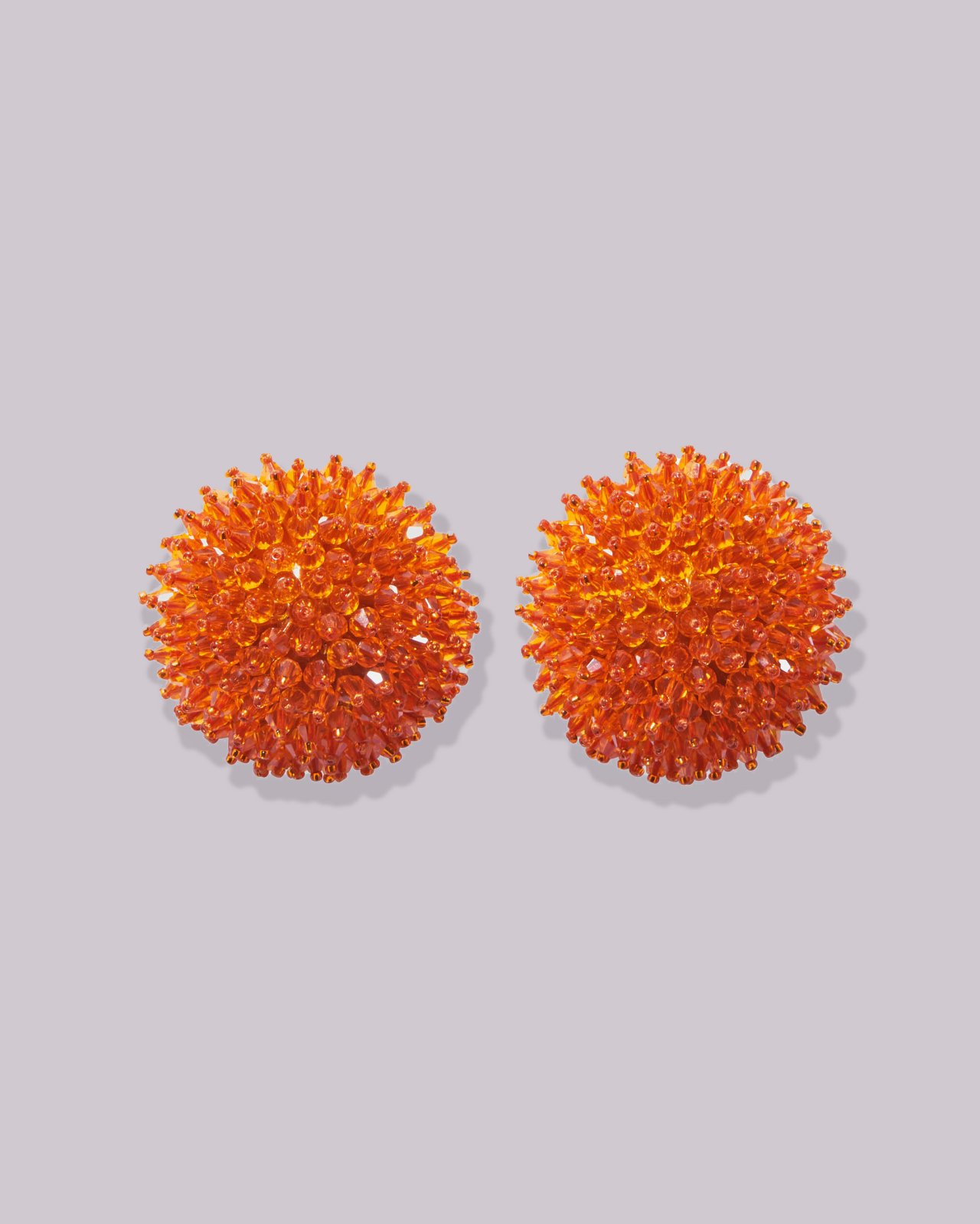 Beaded Dome Earrings