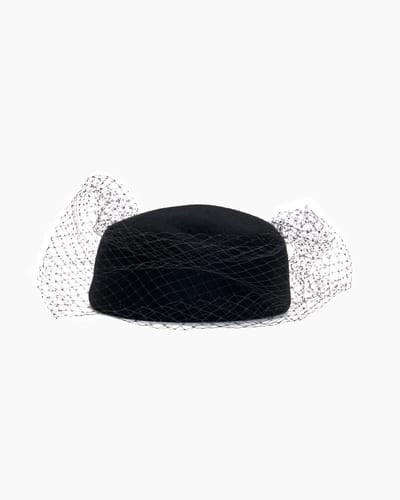 Felt Hat With Veil