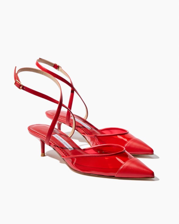 Plexi Slingback Pumps