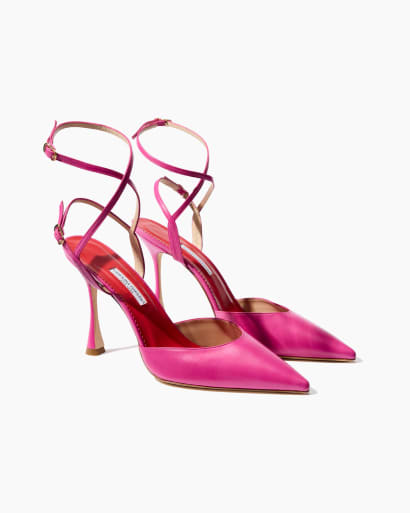 Strappy Pump in Leather