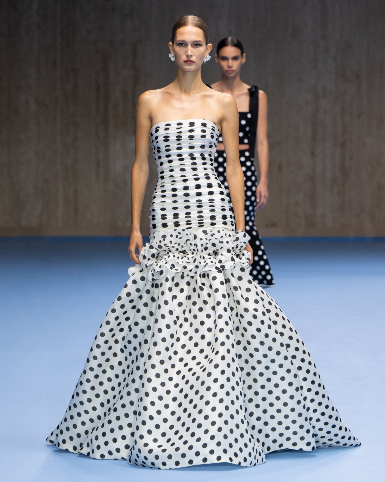 Polka Dot Mermaid Gown