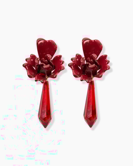 Enamel Tulip Earrings