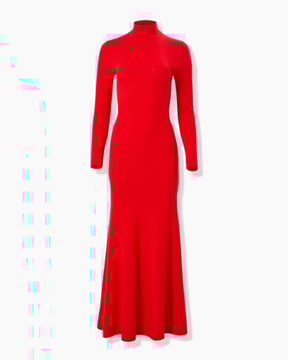 Turtleneck Knit Dress