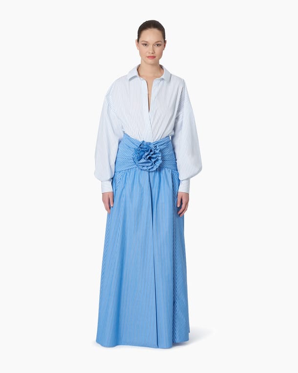 Oversized Striped Shirt