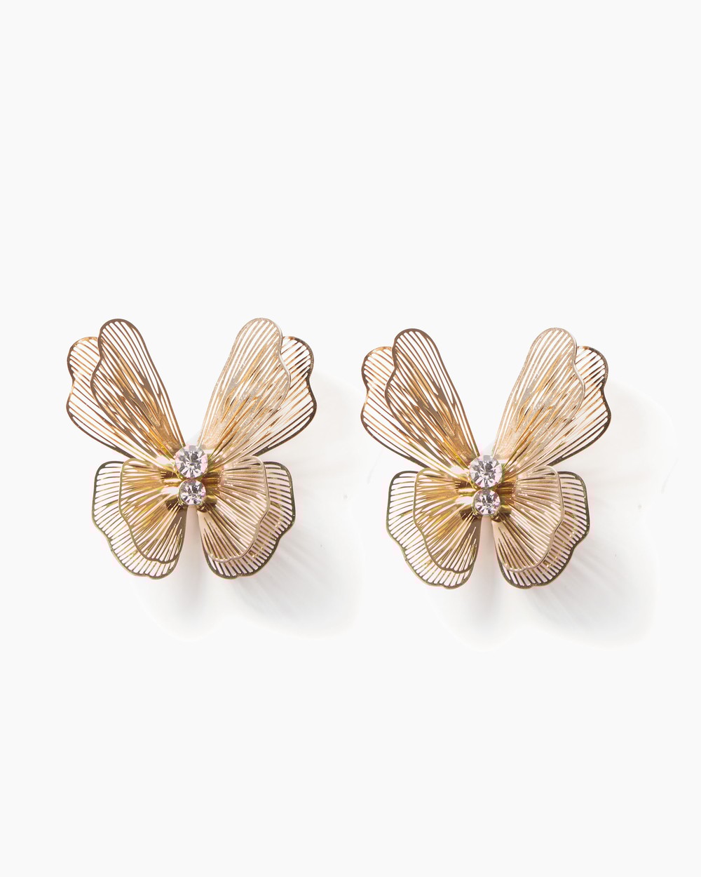 Lasercut Butterfly Stud Earrings