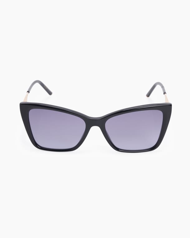 Cat Eye Sunglasses With Crystal Detail