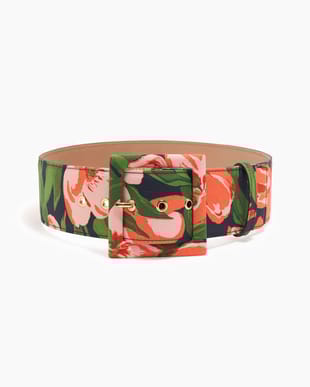 Tulip-Print Icon Belt