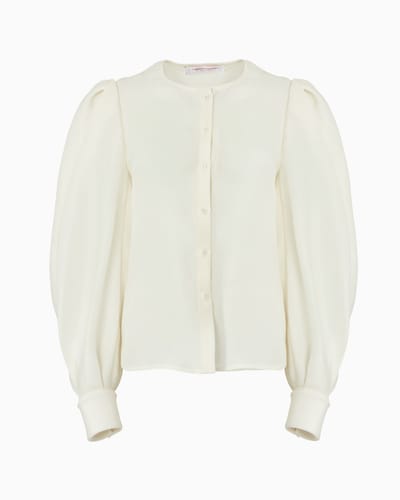 Puff Sleeve Gazar Top