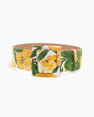 Tulip-Print Icon Belt