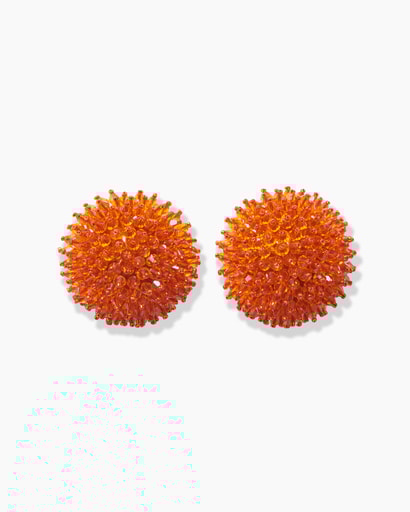 Beaded Dome Earrings