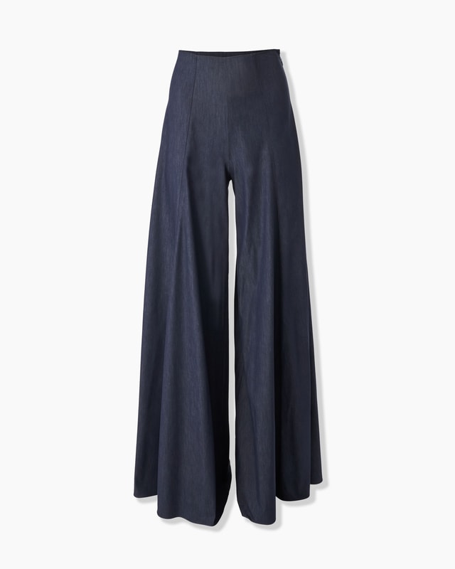 Denim Palazzo Pants