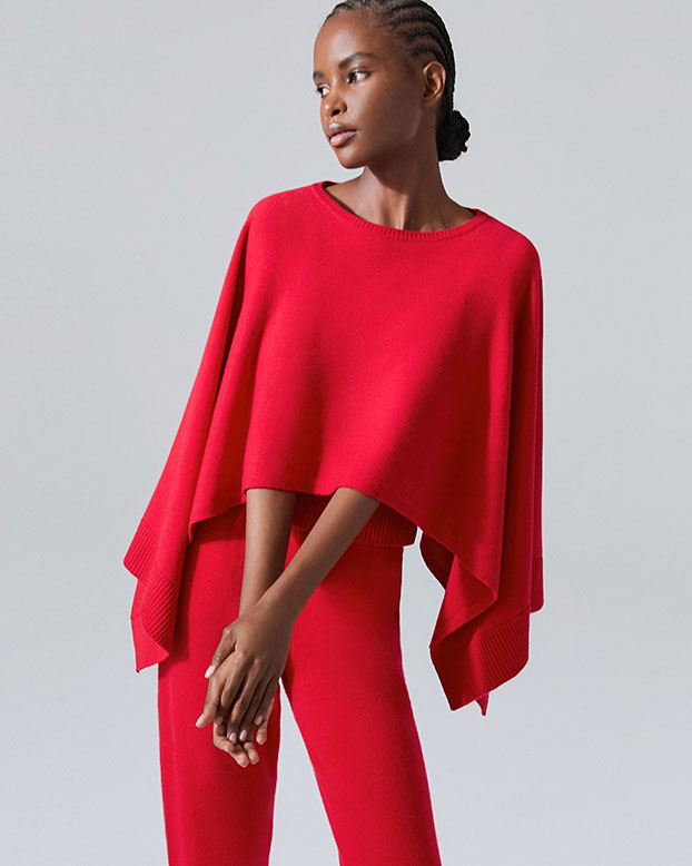 Cashmere Cape Sweater