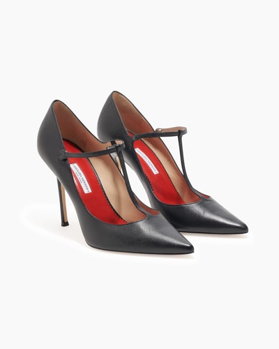 Bow-Embellished Pumps