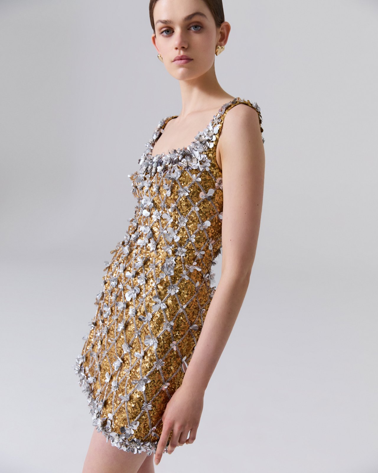 Sequin & Paillette Mini Dress