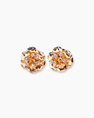 Enamel Flower Stud Earring