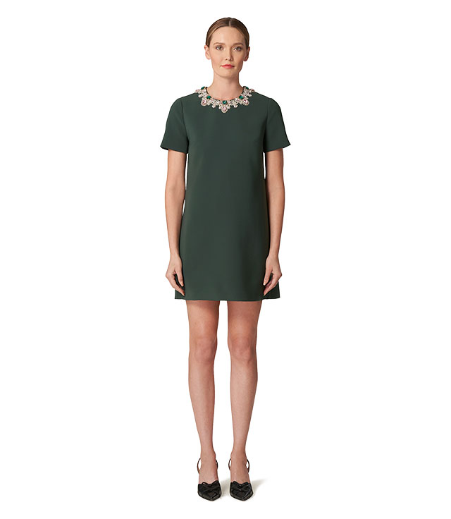 1. Jewel CollarShift Dress