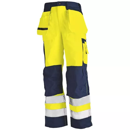 Blåkläder Bundhose High Vis Kl. 2, 15331860, Farbe Gelb/Marineblau, Größe D124