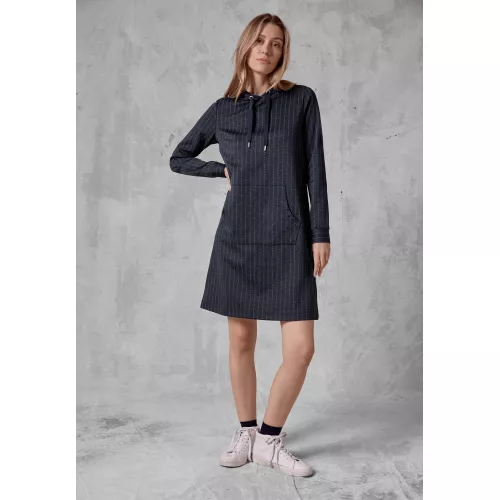 Cecil Jerseykleid Eingrifftaschen mit Kapuze