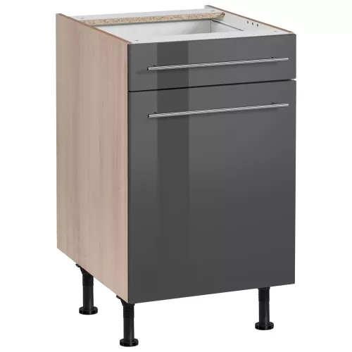 OPTIFIT Unterschrank ″Bern″ 50 cm breit, mit Tür und Schubkasten, höhenverstellbare Füße