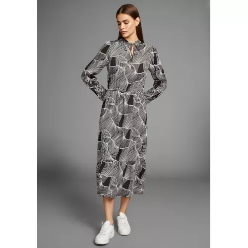 HECHTER PARIS Midikleid, mit modischen Print