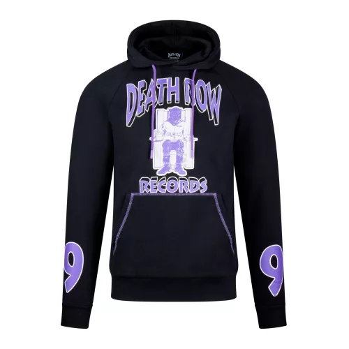 Recovered Sweatshirt ″Death Row Purple Chair″, 1 Stk. mit coolem Death Row Records-Logoprint