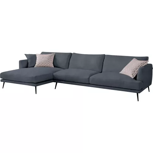 Egoitaliano Ecksofa ″Sophia, Designsofa mit extrakomfortablem Sitzkomfort, Breite 274cm″ mit Daunenfederung, L-Form