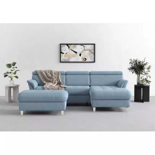 sit&more Ecksofa ″Marano L-Form″ inklusive Kopfteilverstellung, wahlweise mit Bettfunktion, Bettkasten