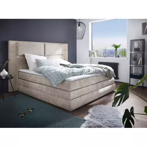 COLLECTION AB Boxspringbett ″Copenhagen″ inklusive Bettkasten, Topper, wahlweise mit LED-Beleuchtung