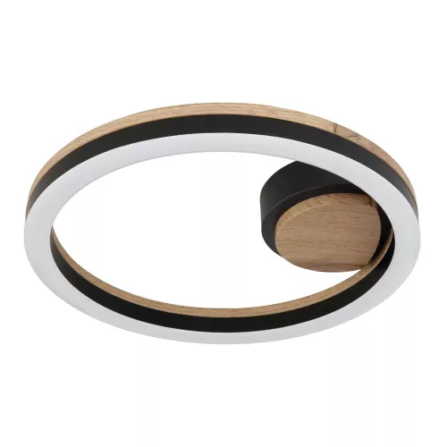 Globo Lighting Deckenleuchte   ¦ schwarz ¦ Maße (cm): B: 30 H: 5,8 T: 30.0 Lampen & Leuchten > Deckenleuchten - Höffner