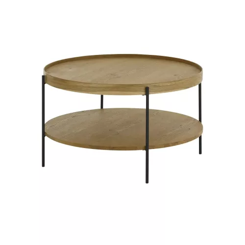 Höffner Home Couchtisch  Disc ¦ holzfarben ¦ Maße (cm): H: 45  Ø: 80 Tische > Couchtische > Couchtische rund - Höffner