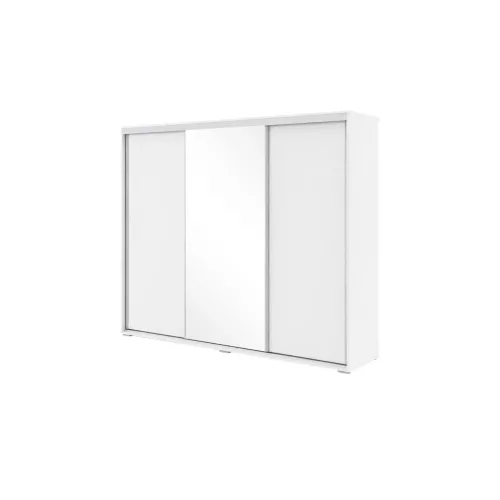 Schwebetürenschrank   ¦ weiß ¦ Maße (cm): B: 250 H: 245 T: 62.0 Schränke > Kleiderschränke > Schwebetürenschränke - Höffner