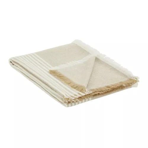 Plaid  Dezent ¦ beige ¦ Synthetik ¦ Maße (cm): B: 130 Heimtextilien > Dekokissen & Decken > Kuscheldecken & Wohndecken - Höffner