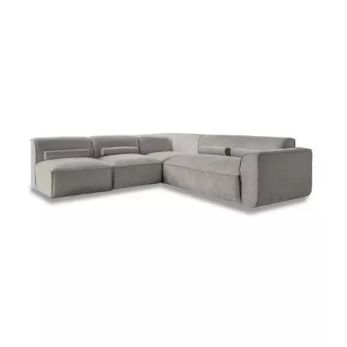 Miuform Wohnlandschaft modular Flex Felix ¦ grau ¦ Maße (cm): B: 265 H: 70 Polstermöbel > Sofas > Ecksofas - Höffner