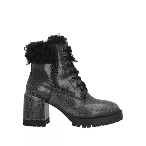 Casadei Damen Schwarz Stiefelette Leder