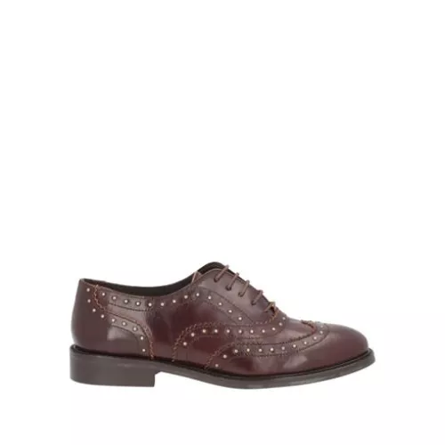 Cosmoparis Damen Braun Schnürschuh Leder