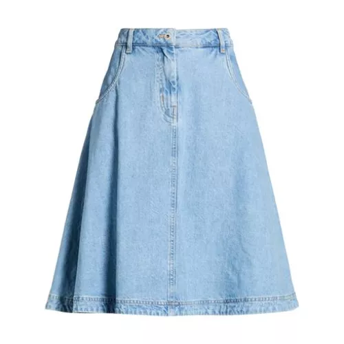 Kenzo Damen Blau Jeansrock Baumwolle