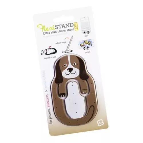 Flexistand Hund – Superflacher Smartphone- und Tablet-Aufsteller