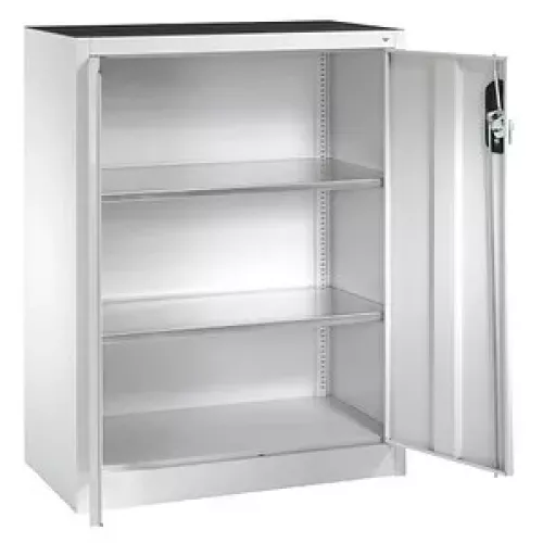 CP Stahlschrank 8520-000 S10093 lichtgrau 2 Fachböden 93,0 x 40,0 x 120,0 cm, aufgebaut, 1 St.