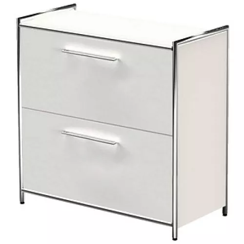 Kerkmann Sideboard Lago, 13799610 weiß 80,0 x 38,0 x 78,0 cm, 1 St.