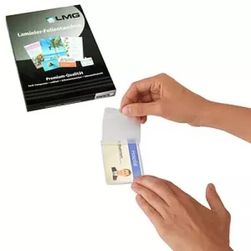 LMG Laminierfolien glänzend für Ausweisformat 175 micron, 100 St.