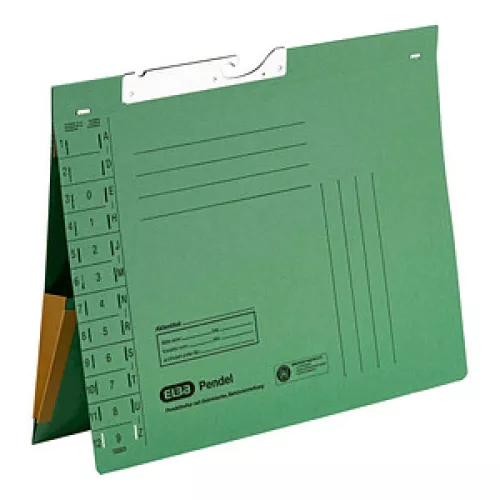 ELBA Pendelhefter Karton grün DIN A4 1x Amtsheftung, 1 St.