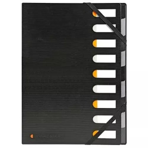 Exacompta Ordnungsmappe Exactive 9 Fächer schwarz, 1 St.