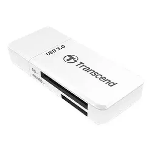 Transcend USB 3.0 Multi-microSD, SD-Kartenleser weiß