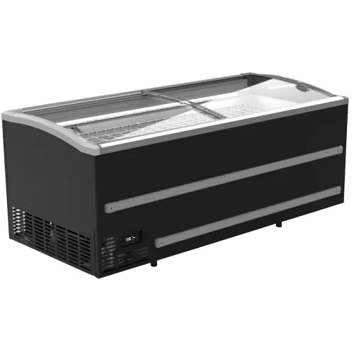 Supermarkt Tiefkühltruhe Schwarz 1880