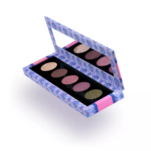 KIKO Dazzling Drama Eyeshadow Palette. Augenpalette mit 5 Lidschatten mit verschiedenen Finishes
