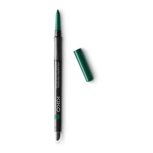 KIKO Unlimited Precision Automatic Eyeliner & Khol 18. Automatic-Augenstift mit langem Halt bis zu 24 Stunden zur Anwendung am inneren und äußeren Lid
