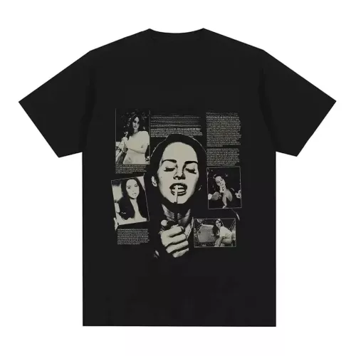 Sänger Lana Del Rey Print T Shirt Frauen Mode Hip Hop männer t-shirts Streetwear Harajuku Kurzarm T-Shirt Unisex sommer t