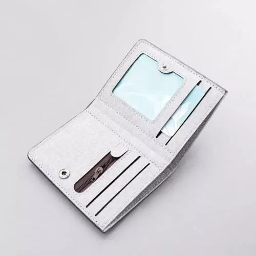 Neue Mode Männer Leinwand kurze Brieftasche Geldbörse Brieftasche Männer Geldbörse Münz beutel Karten halter multifunktion ale kleine Brieftasche