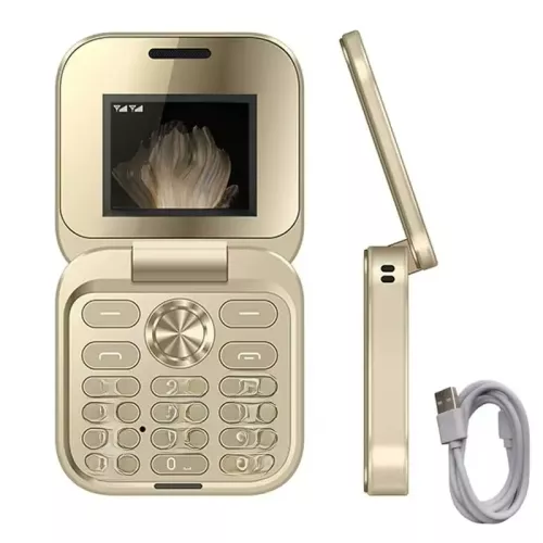 Senioren Handy faltbare multifunktion ale Clam shell Telefon 1,77 Zoll Bildschirm Mini-Handy tragbare Clam shell Telefon mit
