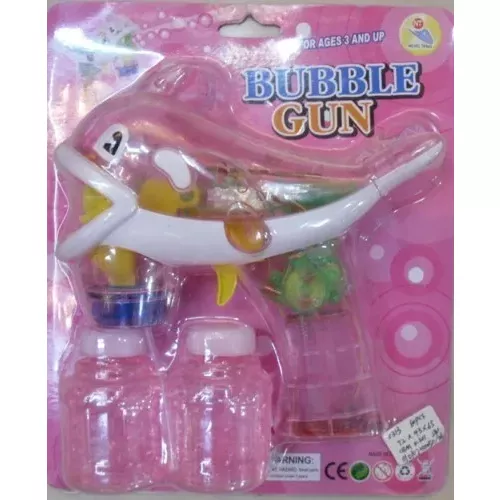 SEIFENBLASEN PISTOLE mit Licht BUBBLE GUN DELFIN und Musik Sound-